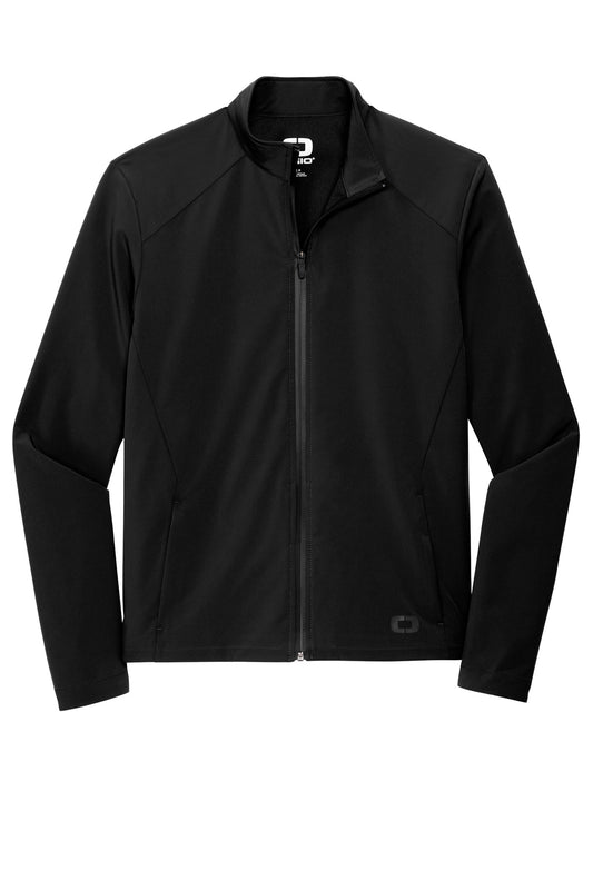 Front View of Blacktop OGIO Connection Full-Zip OG706