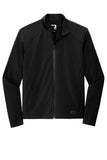 Front View of Blacktop OGIO Connection Full-Zip OG706