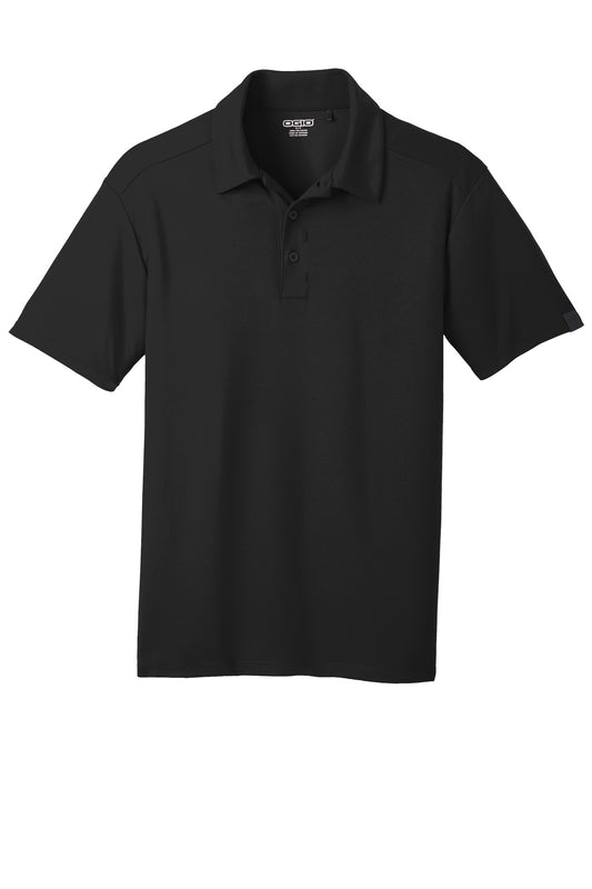 Front View of Blacktop OGIO Framework Polo. OG125