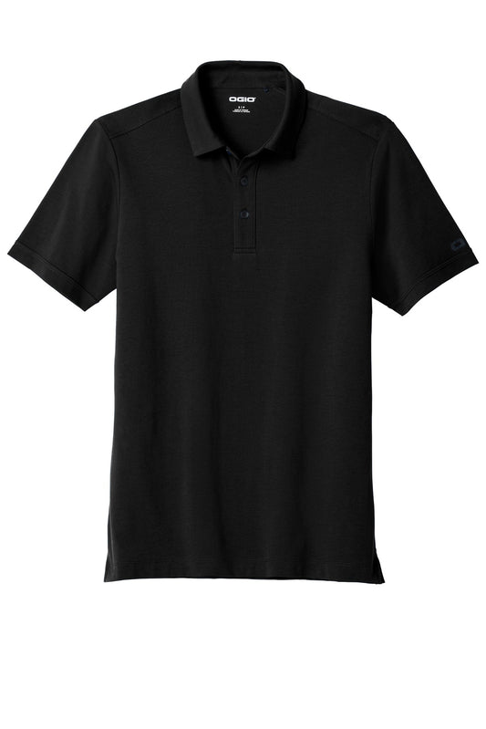 Front View of Blacktop OGIO Limit Polo. OG138