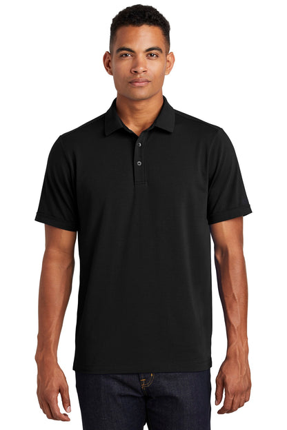 Front View of Blacktop OGIO Limit Polo. OG138