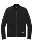 Front View of Blacktop OGIO Outstretch Full-Zip OG830