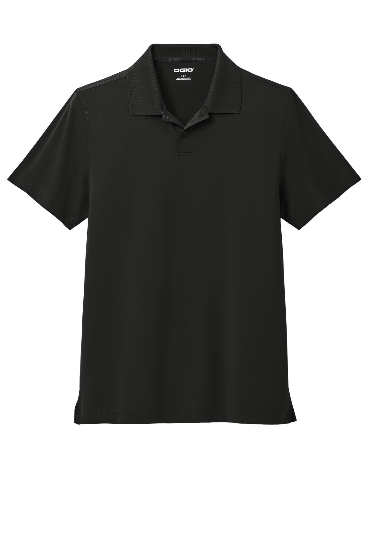 Front View of Blacktop OGIO Regain Polo OG170
