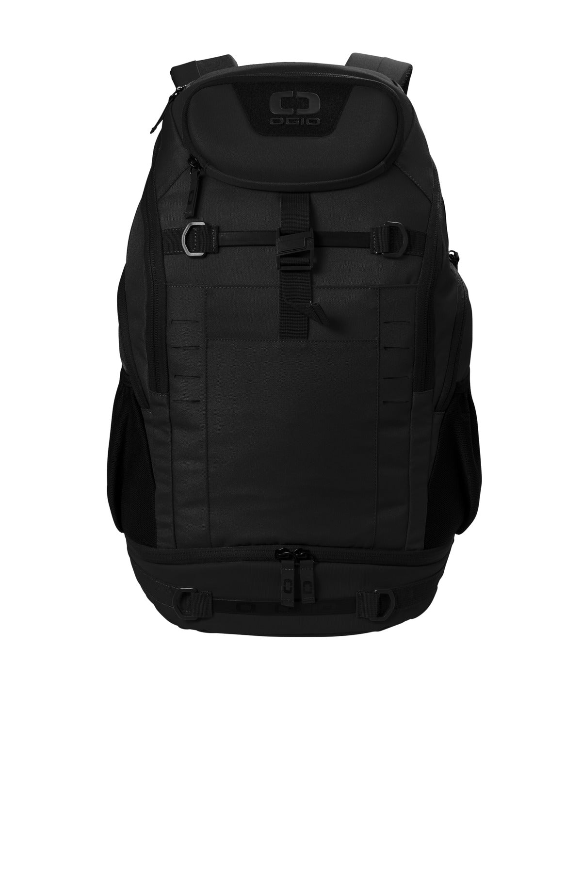 Front View of Blacktop OGIO Utilitarian Pack 91010