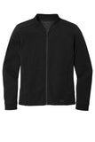 Front View of Blacktop OGIO Women's Hinge Full-Zip. LOG820