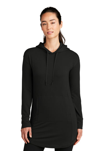 Front View of Blacktop OGIO Women's Luuma Flex Tunic LOG827