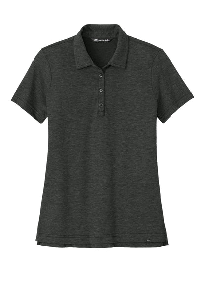 Front View of BlkHthr TravisMathew Women's Sunnyvale Polo TM1LD005