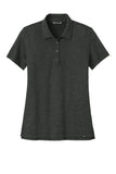 Front View of BlkHthr TravisMathew Women's Sunnyvale Polo TM1LD005