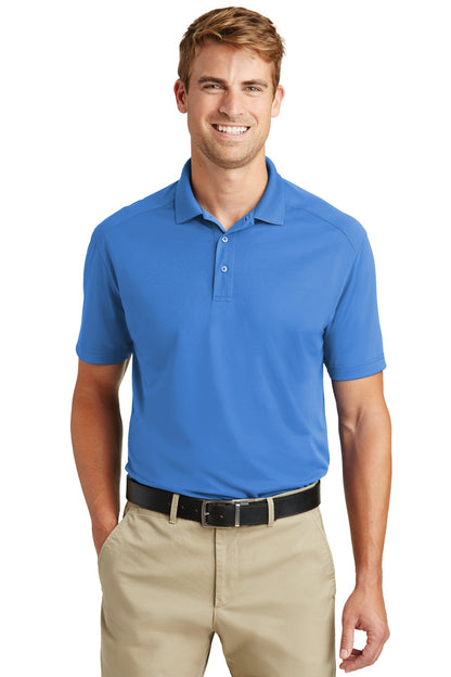 Front View of Blue Lake CornerStone Select Lightweight Snag-Proof Polo. CS418