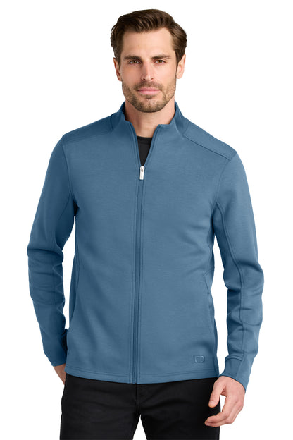 Front View of BlueMist OGIO Transcend Full-Zip OG860