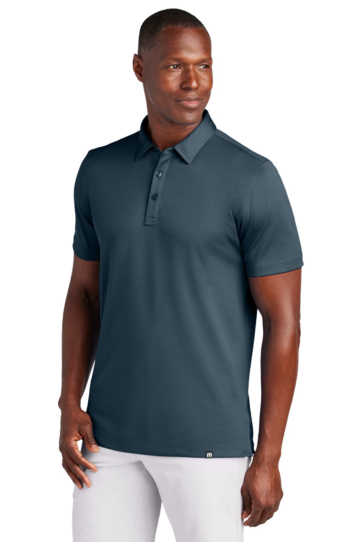 Front View of BlueNights TravisMathew Cabana Solid Polo TM1MAA370