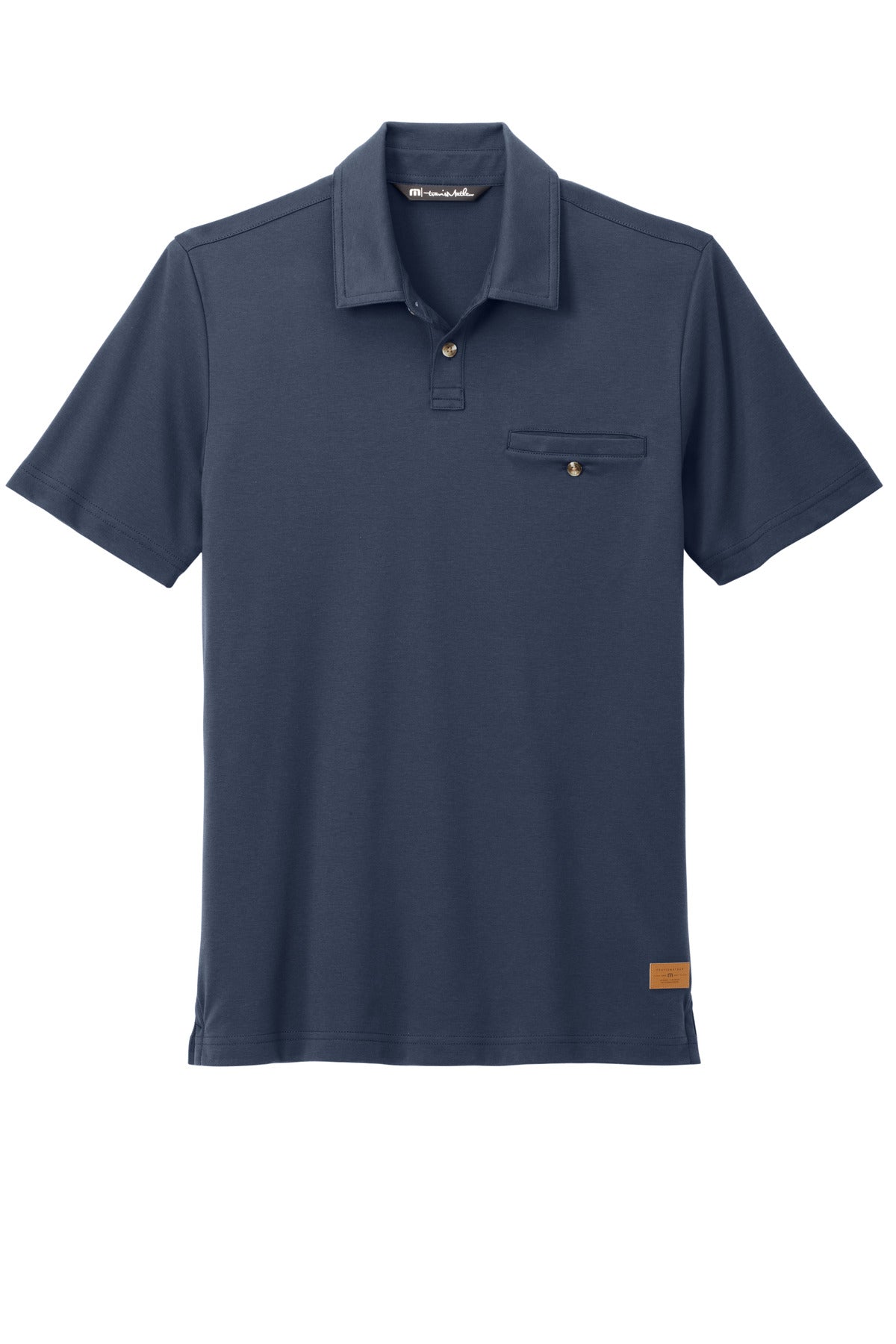 Front View of BlueNights TravisMathew Sunsetters Pocket Polo TM1MZ344