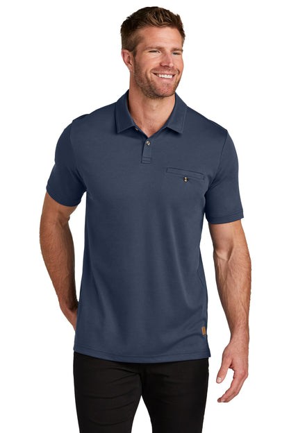 Front View of BlueNights TravisMathew Sunsetters Pocket Polo TM1MZ344
