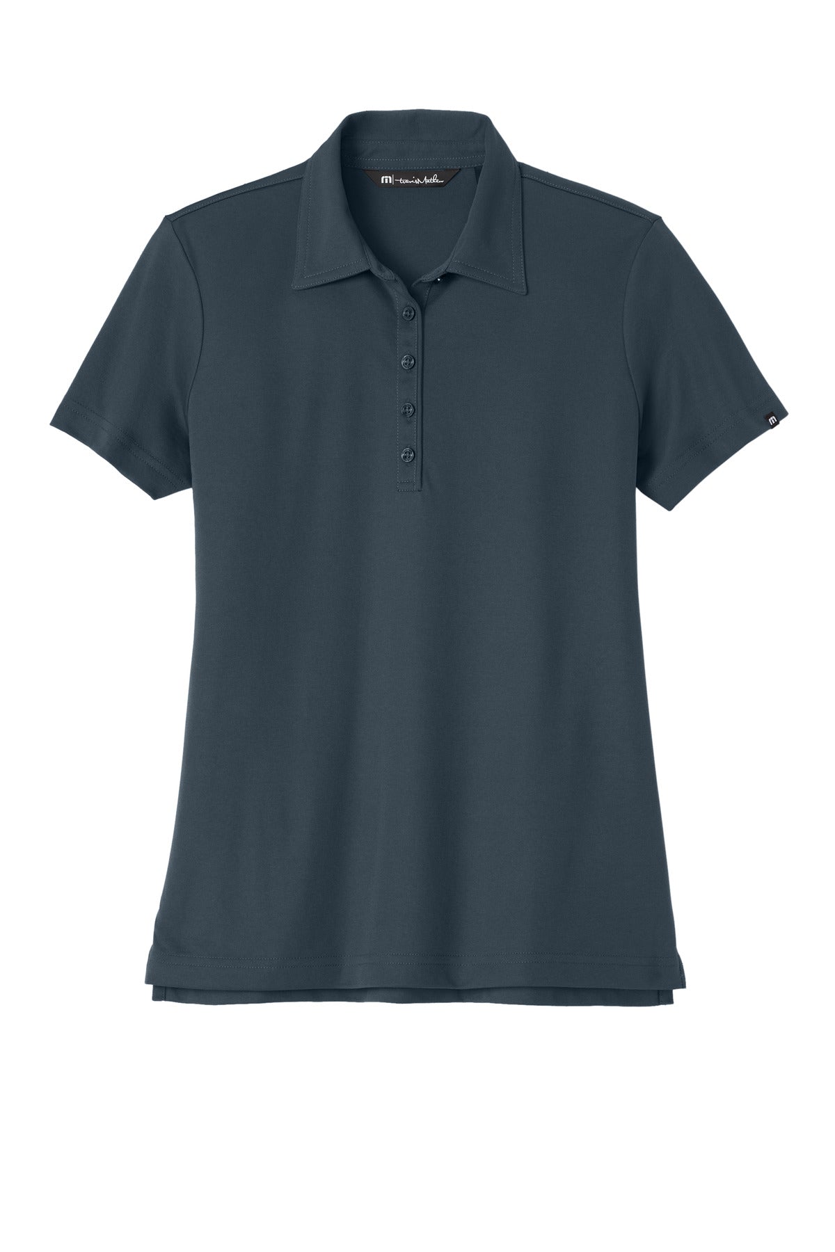 Front View of BlueNights TravisMathew Women's Oceanside Solid Polo TM1WW001