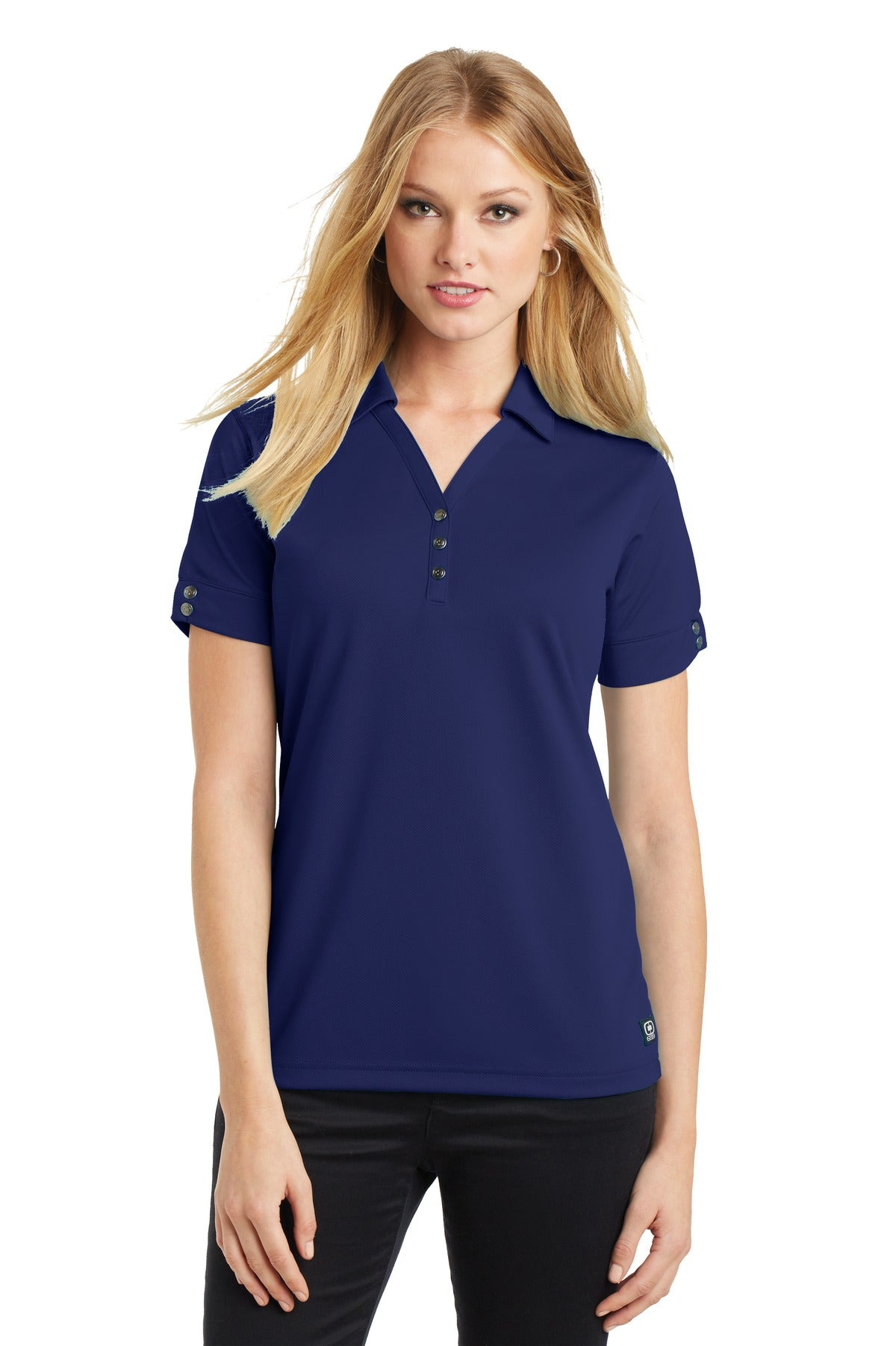 Front View of Blueprint OGIO - Glam Polo. LOG105