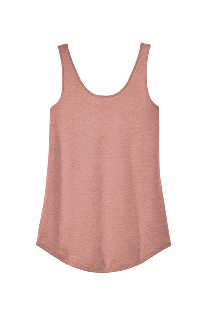 Front View of BlustFrost District Women's Perfect Tri Relaxed Tank DT151