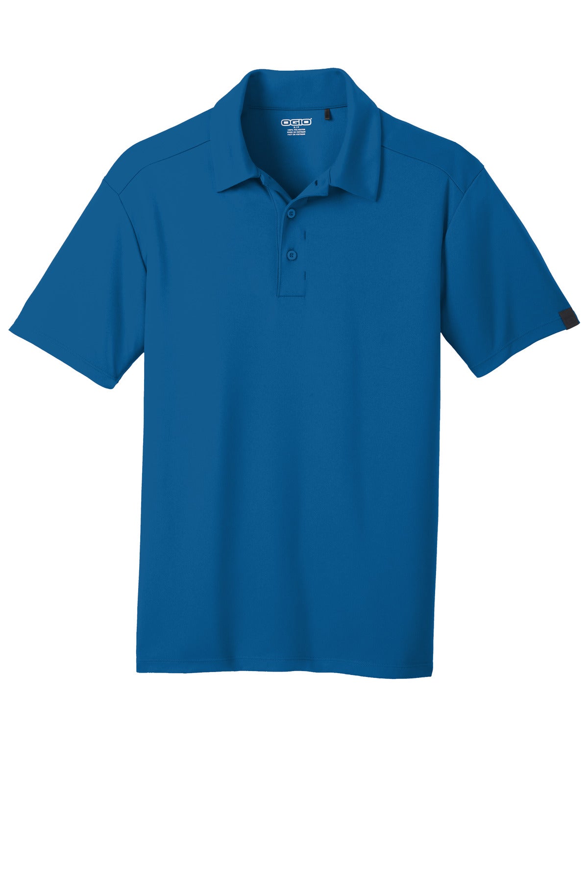 Front View of Bolt Blue OGIO Framework Polo. OG125