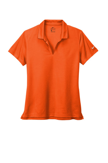 Front View of BrillOrng Nike Women's Dri-FIT Micro Pique 2.0 Polo NKDC1991