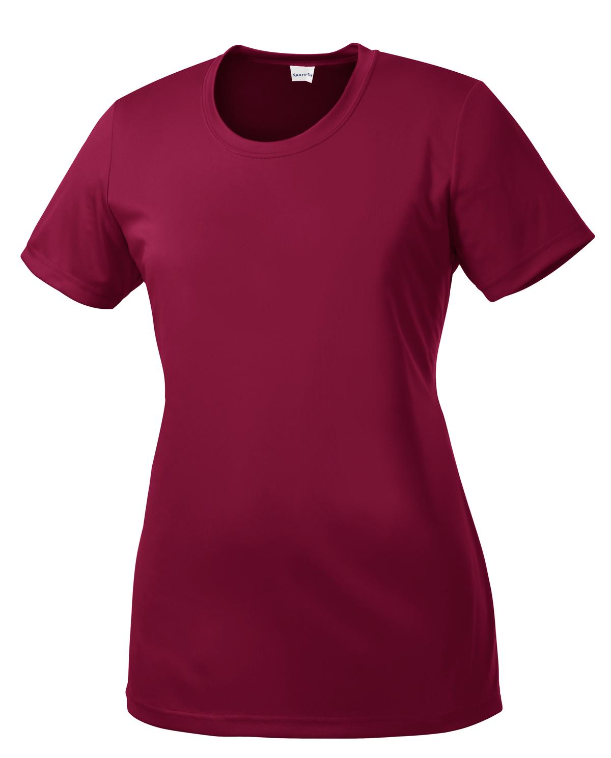 Front View of Cardinal Sport-Tek Women's PosiCharge Competitor Tee. LST350