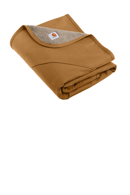 Front View of CarharttBr Carhartt Firm Duck Sherpa-Lined Blanket CTP0000502