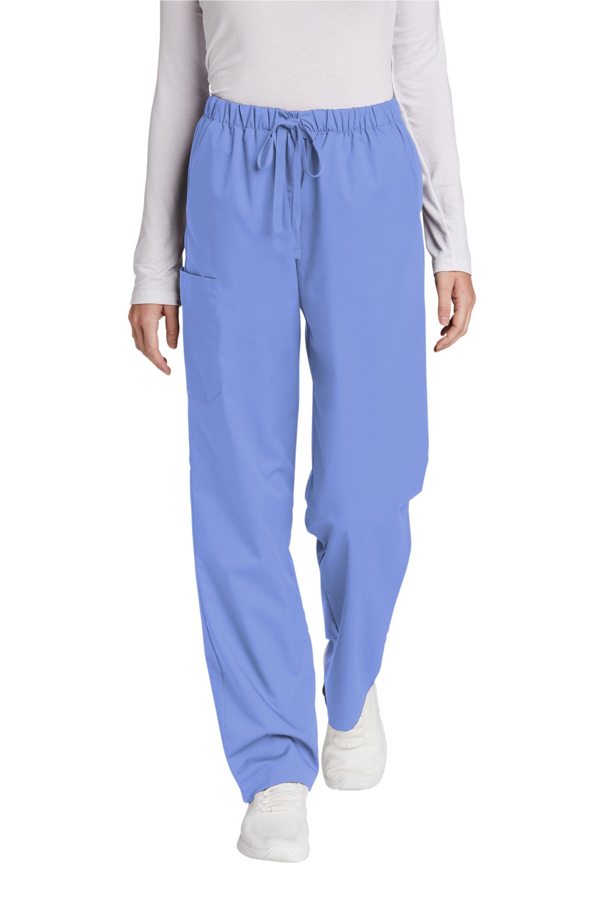 Front View of Ceil Wink Women's Petite WorkFlex Cargo Pant WW4550P