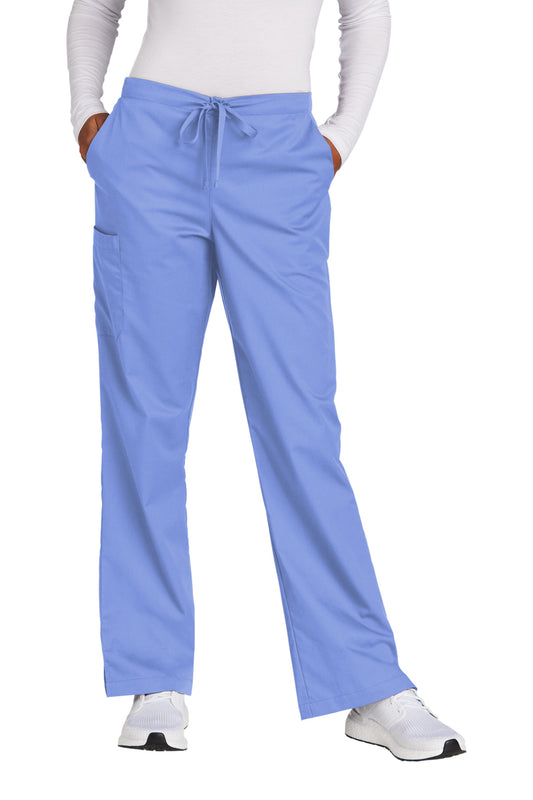 Front View of Ceil Wink Women's WorkFlex Flare Leg Cargo Pant WW4750