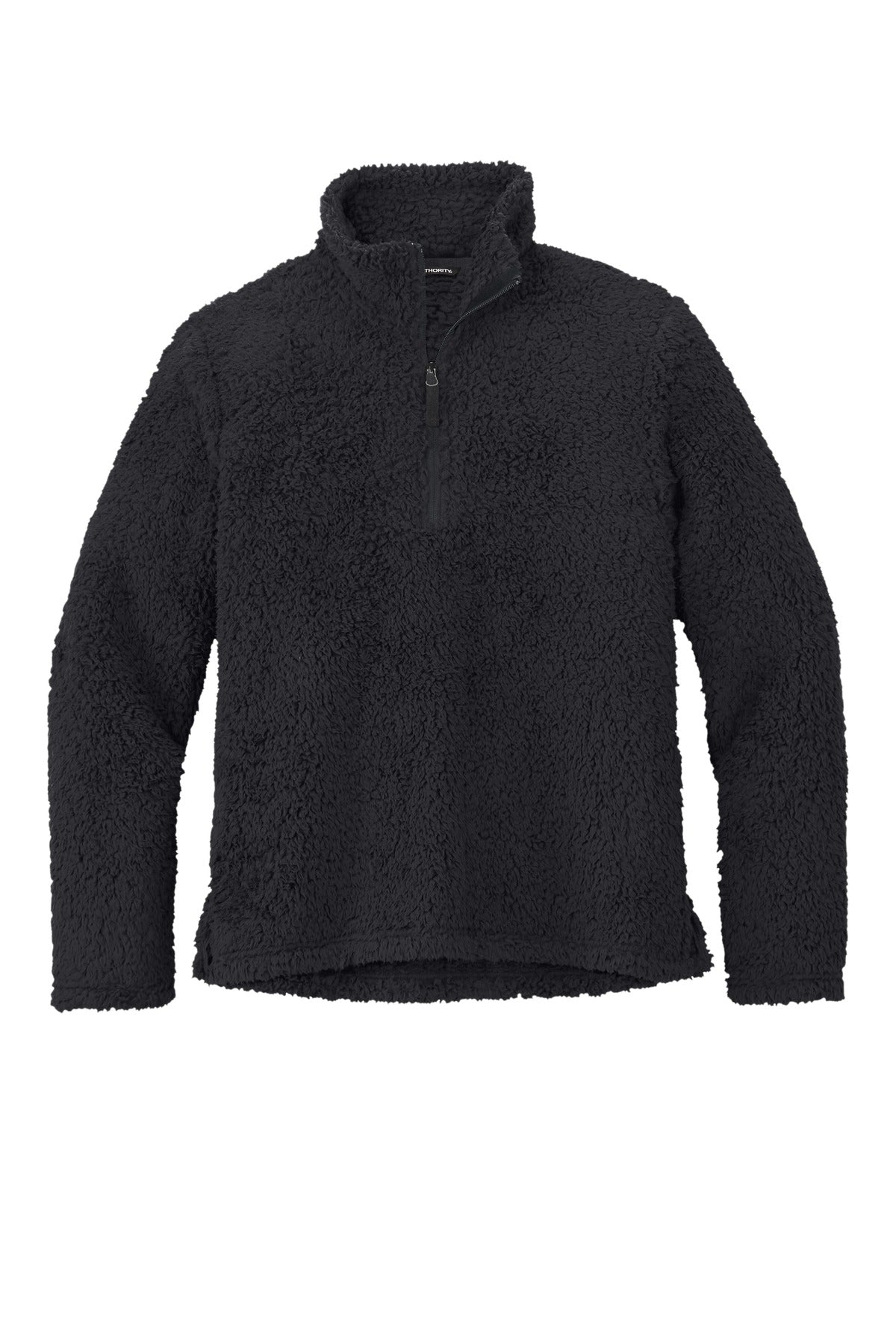 Front View of Charcoal Port Authority Cozy 1/4-Zip Fleece F130