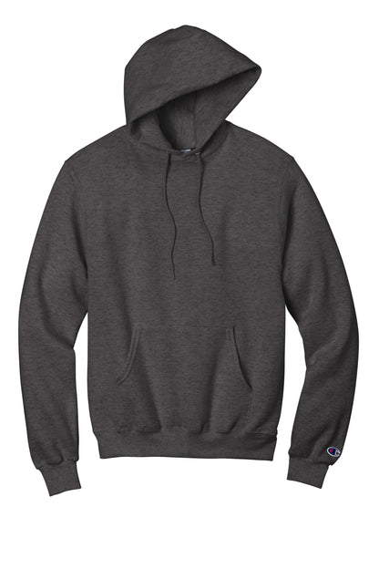 Front View of CharcoalHt Champion Powerblend Pullover Hoodie. S700