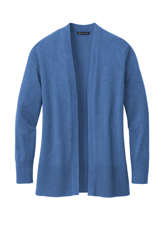 Front View of CharterBHt Brooks Brothers Women's Cotton Stretch Long Cardigan Sweater BB18403