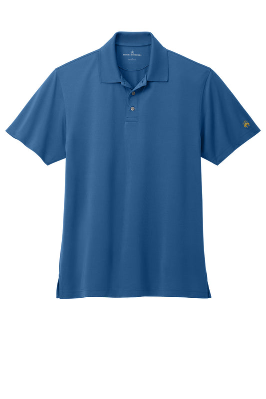 Front View of CharterBlu Brooks Brothers Mesh Pique Performance Polo BB18220