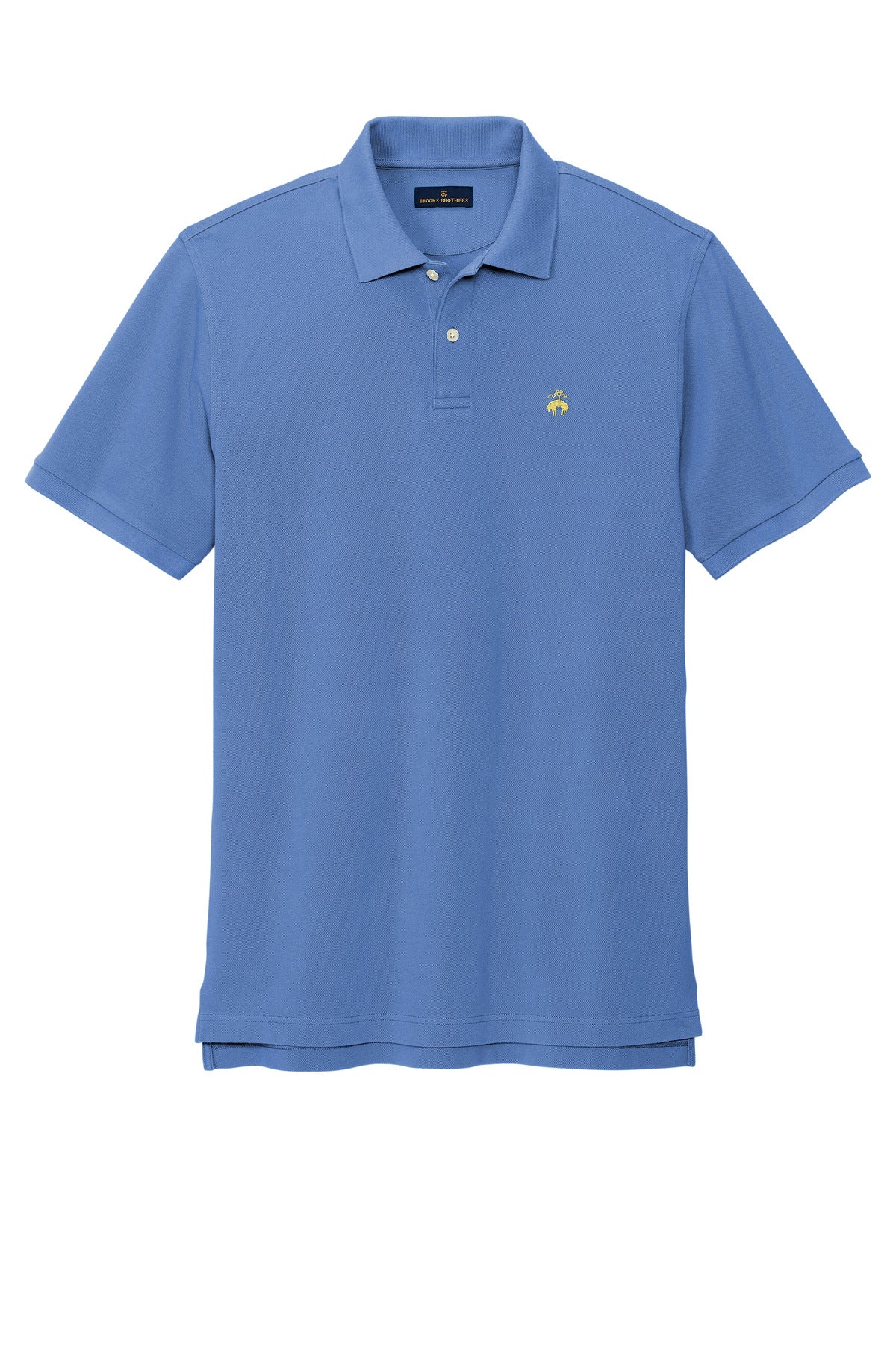 Front View of CharterBlu Brooks Brothers Pima Cotton Pique Polo BB18200