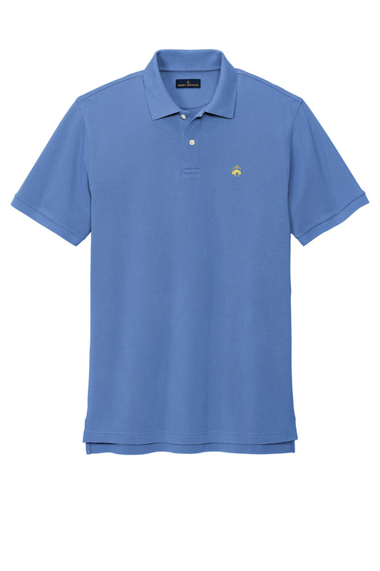 Front View of CharterBlu Brooks Brothers Pima Cotton Pique Polo BB18200