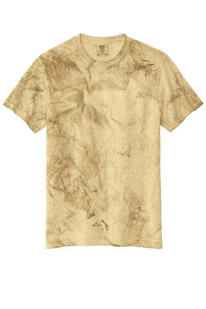 Front View of Citrine Comfort Colors Heavyweight Color Blast Tee 1745