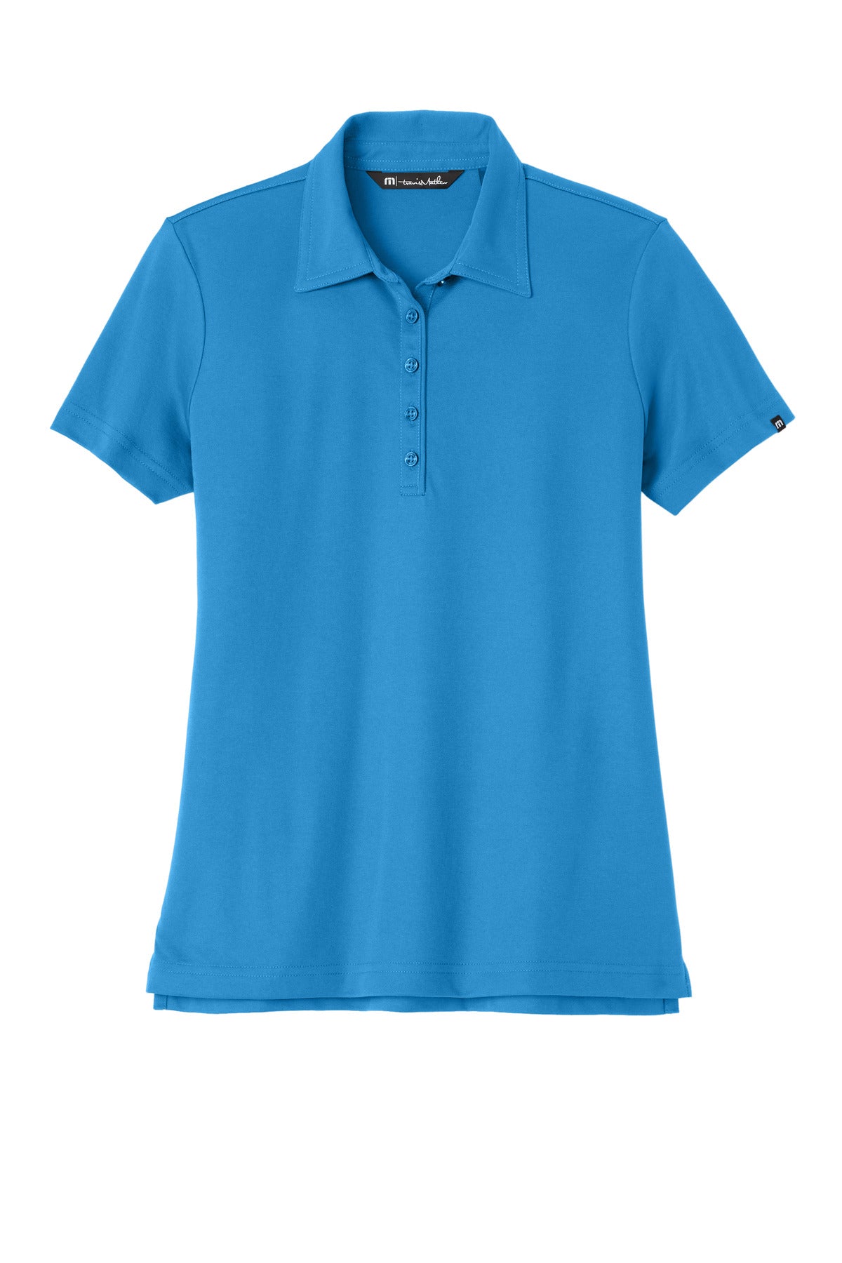 Front View of ClassicBlu TravisMathew Women's Oceanside Solid Polo TM1WW001