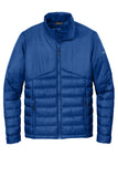 Front View of CobaltBl Eddie Bauer Quilted Jacket EB510