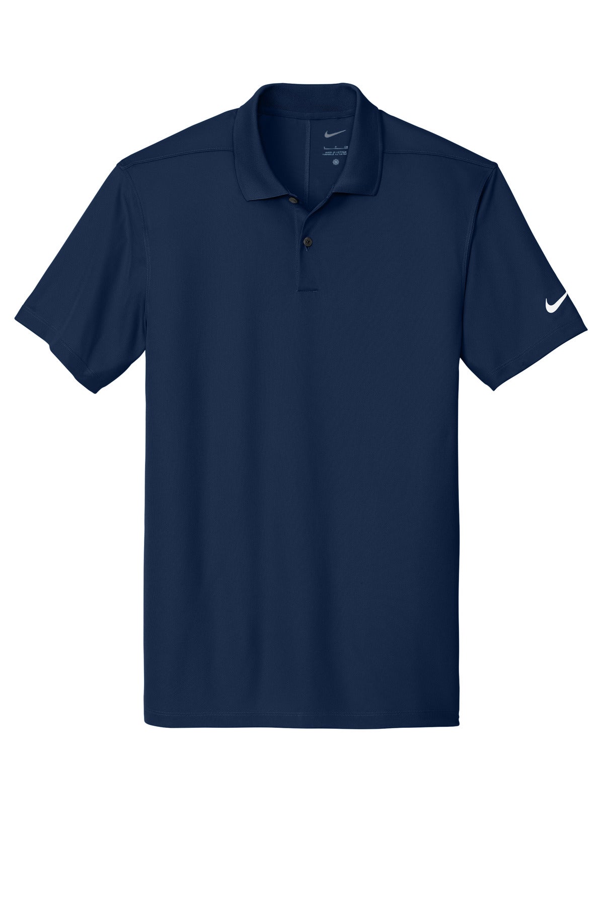 Front View of ColNavy Nike Victory Solid Polo NKDX6684