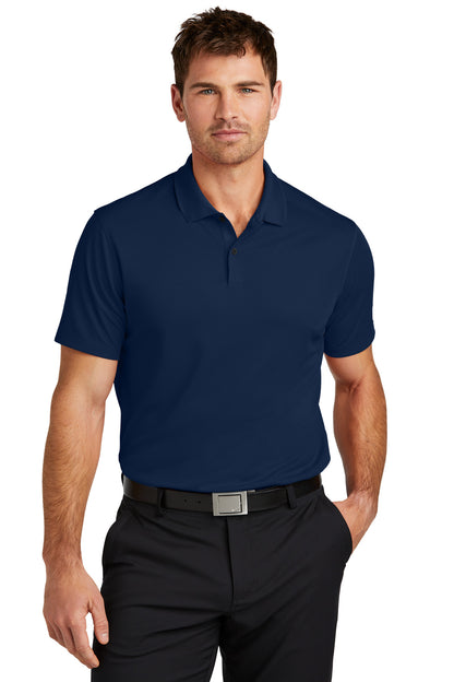 Front View of ColNavy Nike Victory Solid Polo NKDX6684