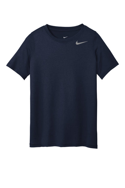 Front View of ColNavy Nike Youth Team rLegend Tee DV7317