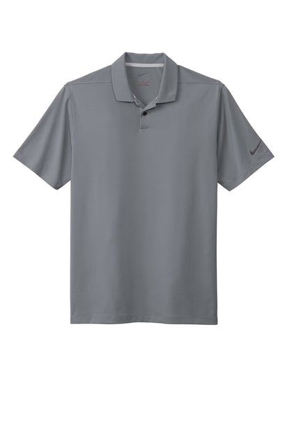 Front View of CoolGrey Nike Dri-FIT Vapor Polo NKDC2108