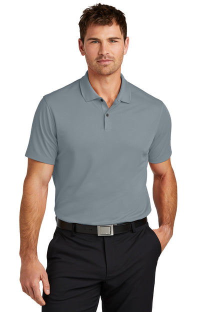 Front View of CoolGrey Nike Victory Solid Polo NKDX6684