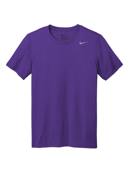 Front View of CourtPrpl Nike Team rLegend Tee DV7299