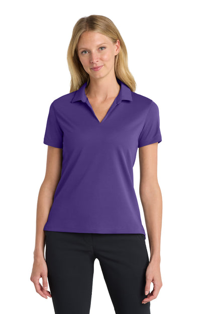 Front View of CourtPrpl Nike Women's Dri-FIT Micro Pique 2.0 Polo NKDC1991
