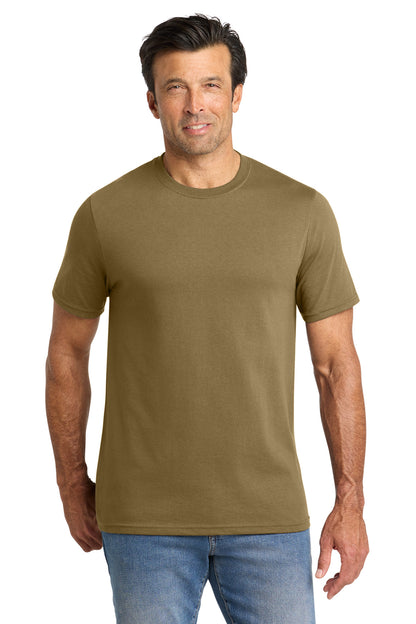 Front View of CoyoteBrn Volunteer Knitwear All-American Tee VL100