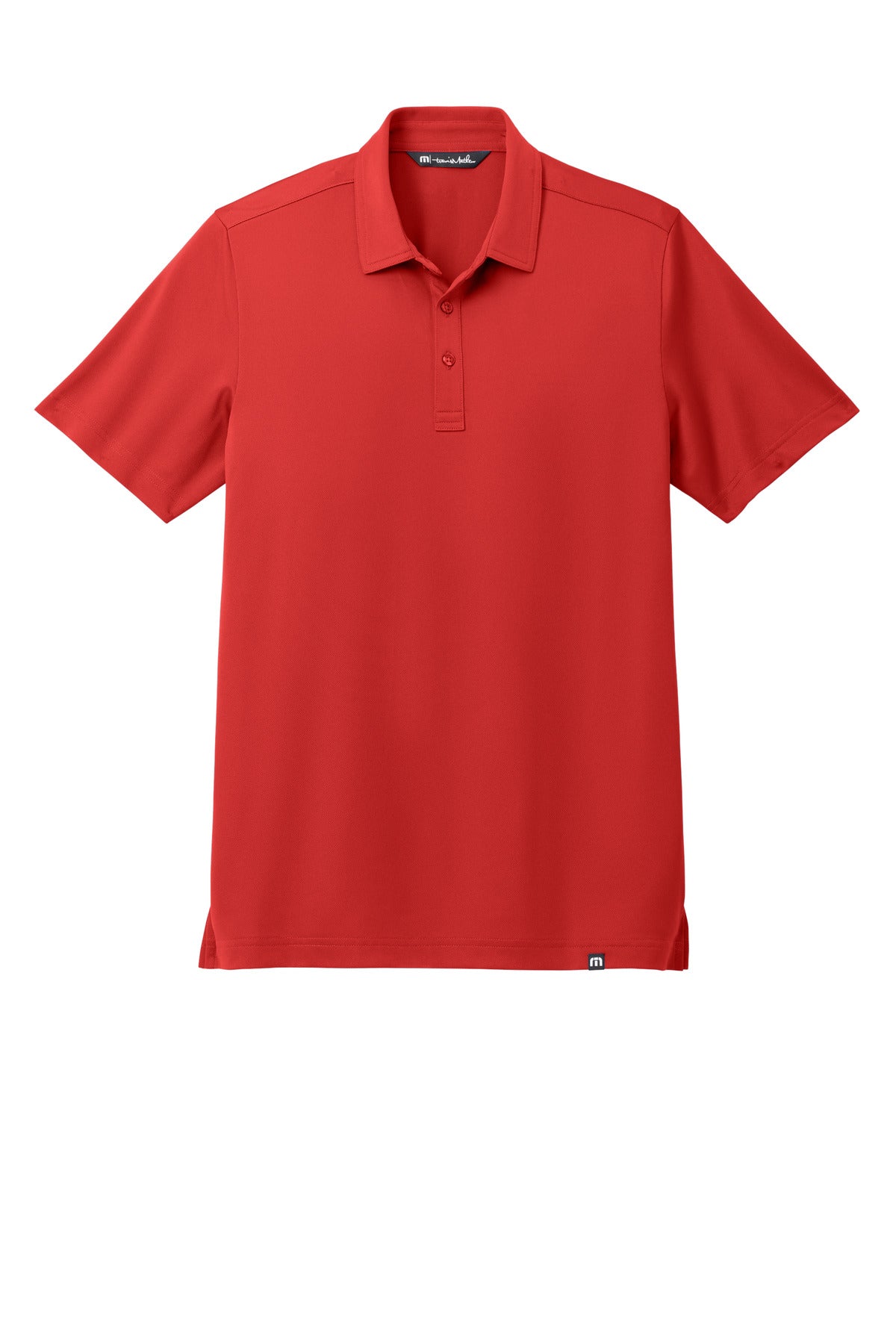 Front View of Crimson TravisMathew Cabana Solid Polo TM1MAA370