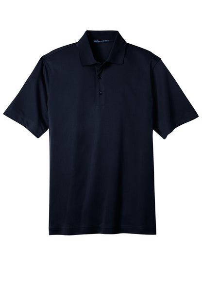 Front View of Dark Navy Port Authority Tall Tech Pique Polo. TLK527