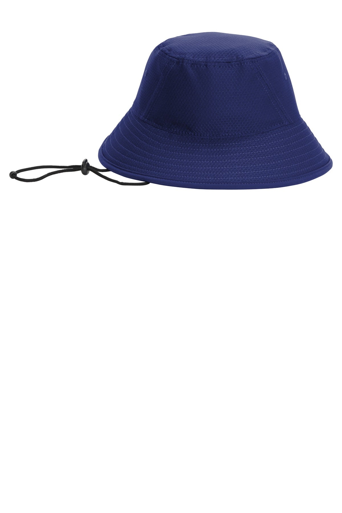 Front View of Dark Royal New Era Hex Era Bucket Hat NE800