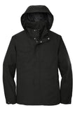Front View of Deep Black Port Authority Collective Outer Shell Jacket. J900