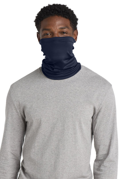 Front View of Deep Navy Port Authority Stretch Performance Gaiter G100
