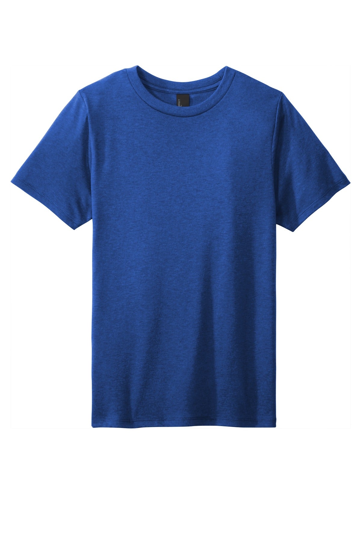 Front View of Deep Royal District Youth Perfect Tri Tee. DT130Y