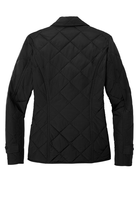 Front View of DeepBlack Brooks Brothers Women's Quilted Jacket BB18601